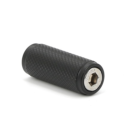 Bouton strié acier Ø 12 mm
