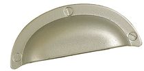 Poignée coquille laiton 1520 Nickel mat
