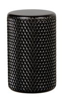 Bouton GRAF aluminium anodisé Noir mat