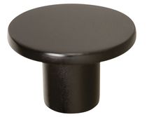 Bouton 0168 COMO zamak Noir mat