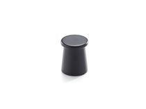 Bouton Buffer zamak Noir mat laqué