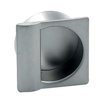 Poignée cuvette round insert 1133 zamak Chromé mat