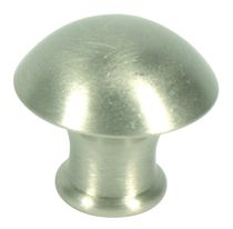 Bouton champignon 9332 laiton Inox brossé