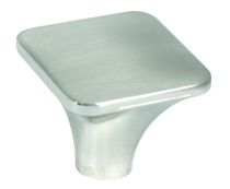 Bouton Bouquet zamak Inox brossé