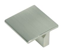 Poignée Prisma carré aluminium Inox brossé