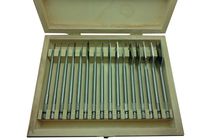 Coffret de 16 mèches plates queue 6 pans