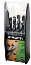 Coffret 8 mèches à bois queue cylindrique