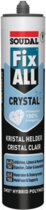 Mastic-colle MS polymère FIX all Crystal Cartouche