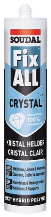 Mastic-colle MS polymère FIX all Crystal