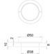 Interrupteur capsens IP44 24 V