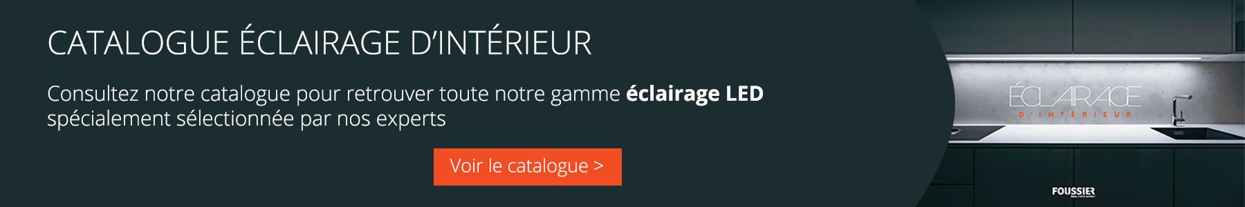Bannière catalogue éclairage